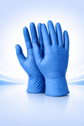 GUANTE PLUS BAJO EN POLVO AZUL